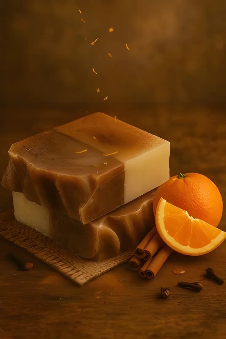 Zimt-Orangen-Seife