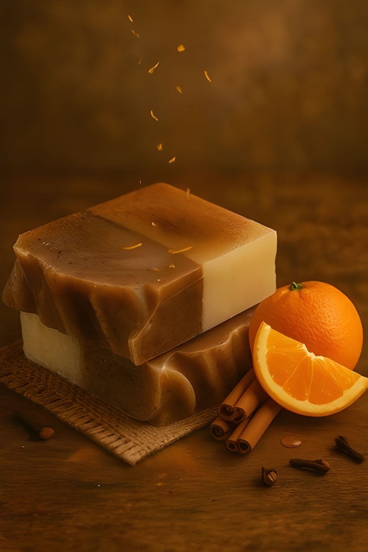 Zimt-Orangen-Seife